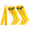 Yellow, variant on JASGOOD 2 Pairs Baseball Socks and 1 Belt for Youth Kids Unisex Softball Socks Blue
