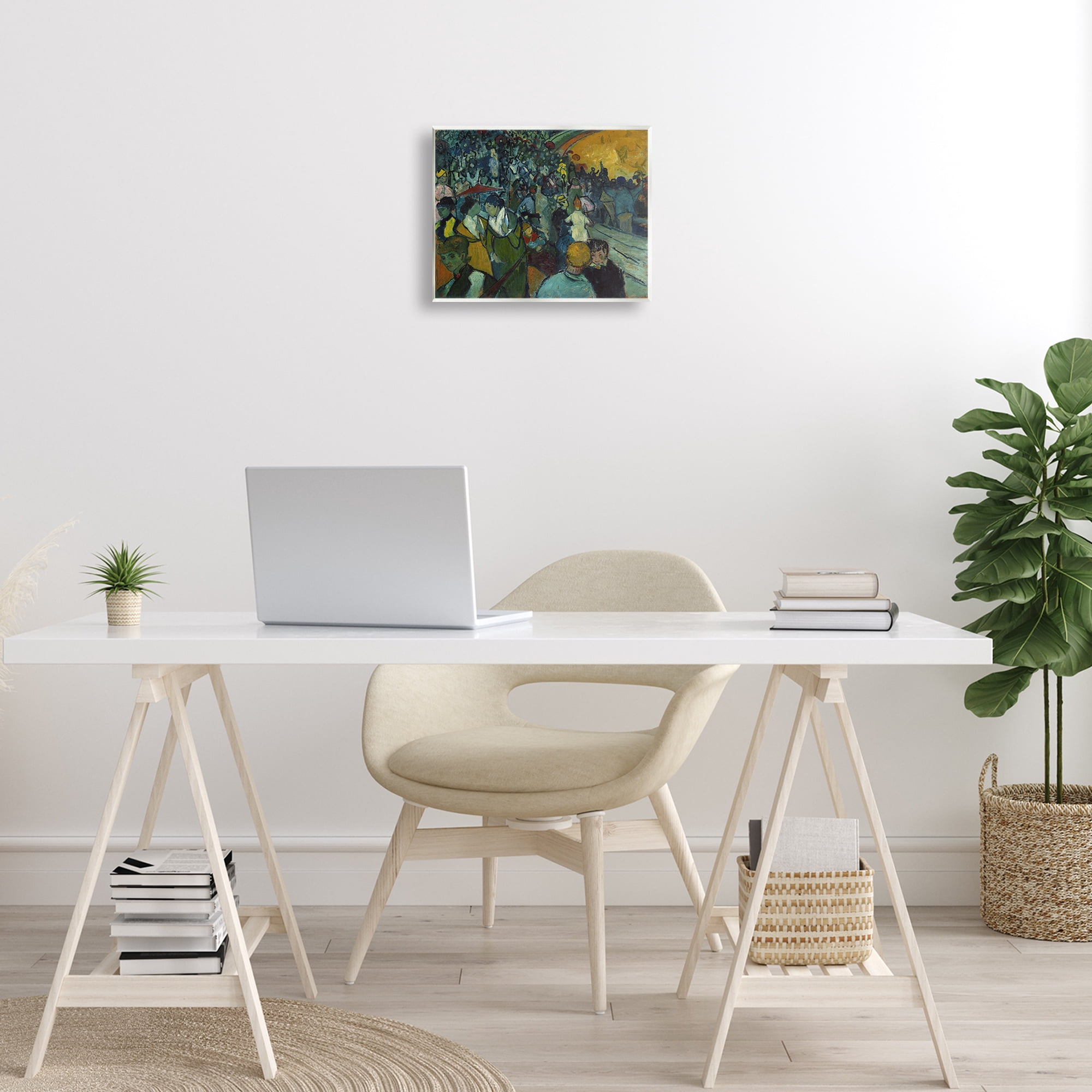 Stupell Industries Classical Van Gogh Arena People Painting Unframed Art Print Wall Art, 14 x 11