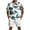 Sky Blue, variant on Hogleaql Men's Summer Vacation 2 Piece Outfits Hawaiian Button Short Sleeve Shirts and Shorts with Pockets Elastic Waist Relaxed Fit Dressy Loose Fit Matching Outfits Sky Blue M
