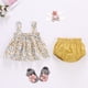 thumbnail image 1 of 4 Pcs/Set Vestido De Bebé + Pantalones + Cintas Para El Pelo + Zapatos Ropa Para Niños Niñas Recién Nacidos 0-18 Meses, 1 of 4