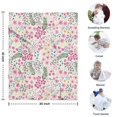 thumbnail image 4 of Pioneer Flower Blanket,Comfortable Soft Flannel Throw Blanket,All Season,Warm Lightweight Blankets for Sofa Bed Couch Living Room Chair,30"x40"(80x100cm), 4 of 4