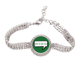 thumbnail image 1 of Pulsera de tobillera de cadena de tenis Unbranded Daily Language chat feliz cumple joyería de diamantes, 1 of 3