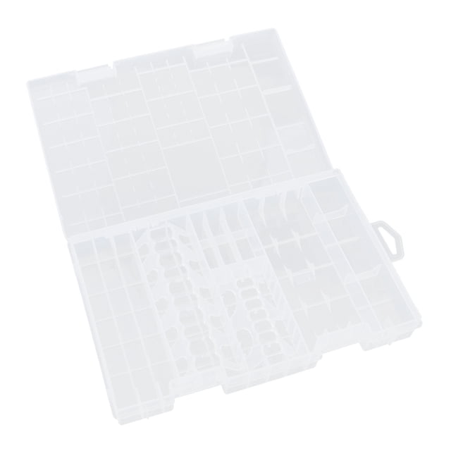 Recipiente Del Tenedor De La Caja Del Almacenaje Del Organizador De La Para Las s AAA AA C D Sunnimix Caja de almacenamiento del organizador
