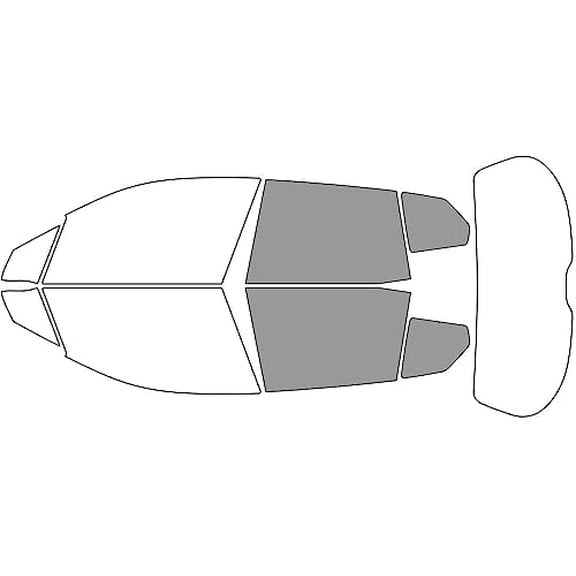 Avery Dennison NR Nano Ceramic IR Window Tint Kit Compatible with BMW iX 2022-2025 - Back Precut Kit