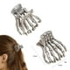 thumbnail image 1 of Halloween Skull Hand Sharkss Clip 2 Pack Set Fresh And Cool Style Simples Hair Accessories Skull Hand Hairpin Pan Hair Sharkss Clip, 1 of 2