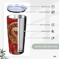 thumbnail image 6 of Year Of The Snake 2025 Happy Chinese New Year 2025 Tumblers Stainless Steel Mugs 20 Oz Double Wall Insulated Coffee Cup Travel Mug For Gym Outdoor Women Men, 6 of 7