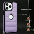 thumbnail image 3 of Logo Visible Compatible with iPhone 12 Pro Max Case, Elegant Vintage Vegan PU Leather Ultra Slim Business Shockproof Protective Anti-fall Thin Fit Phone Case Cover for iPhone 12 Pro Max, Lightpurple, 3 of 6