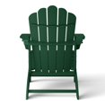 thumbnail image 5 of WestinTrends Highland Outdoor Patio HDPE Adirondack Chair With Cup Holder, Dark Green, 5 of 9