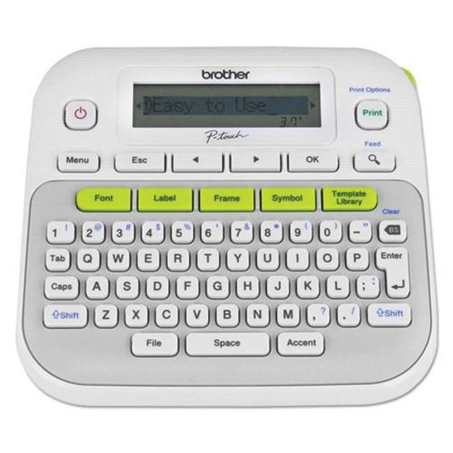 BRTPTD210 Compact Label Maker, 2 Lines - Walmart.com