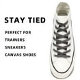 thumbnail image 5 of 3pair Double Layers Flat Shoelaces Deep Gray for Sneakers 36 45 48 54 63 72 Inch, 5 of 7