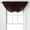 Brown, variant on Kate Aurora 2 Pack Beaded Emerald Crepe Waterfall Valances - Assorted Colors
