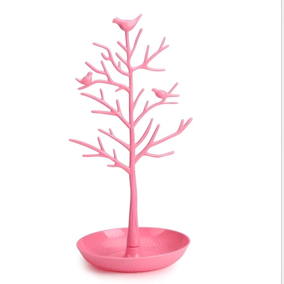 LAMIRO Vintage Bird Tree Stand Jewelry Earring Necklace Ring Show Holder Display Rack