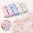 thumbnail image 2 of Table Runner Pink Sheer Embroidered Floral Wildflower Design 1 Piece for Dining Room Party Cottagecore Home Decor, 2 of 8