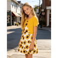 thumbnail image 6 of Lanbubble Girls Dresses Sleeveless Summer Dress with Cardigan for Kids Casual, 9-10 Years, 6 of 6
