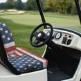 thumbnail image 6 of Pzuqiu USA Flag Golf Cart Seat Cover Washable, Fit for Outdoor Outdoor Sports Suitable for Ezgo Ezgo Club Car Cart, 6 of 10