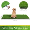 thumbnail image 2 of Katinyos Artificial Grass Turf, 2FT x 8FT Artificial Grass Rug, Dog Grass Mat with Drainage Holes, Synthetic Fake Grass for Garden Lawn Landscape Christmas Weddings, 2 of 7