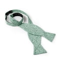 thumbnail image 3 of Jacob Alexander Men's Self Tie Freestyle Floral Bow Tie - Dusty Sage, 3 of 7