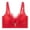 Red, variant on LYEAA Women Bras Push up Soft No Wire Lace Everyday Bras Wireless Support Solid Lightly Lined Lift Sleep Bras Comfortable Wirefree Breathable Shaping Daily Bralette Beige 2XL