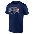thumbnail image 2 of Men's Navy Carolina Panthers Banner Wave Logo T-Shirt, 2 of 3