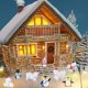 thumbnail image 4 of Uds. Pingüino de resina de invierno oso Polar copos de nieve figurita en miniatura juguete Mini figuritas de Navidad para DIY jardín decoración de Navidad adornos kaili Sencillez, 4 of 5