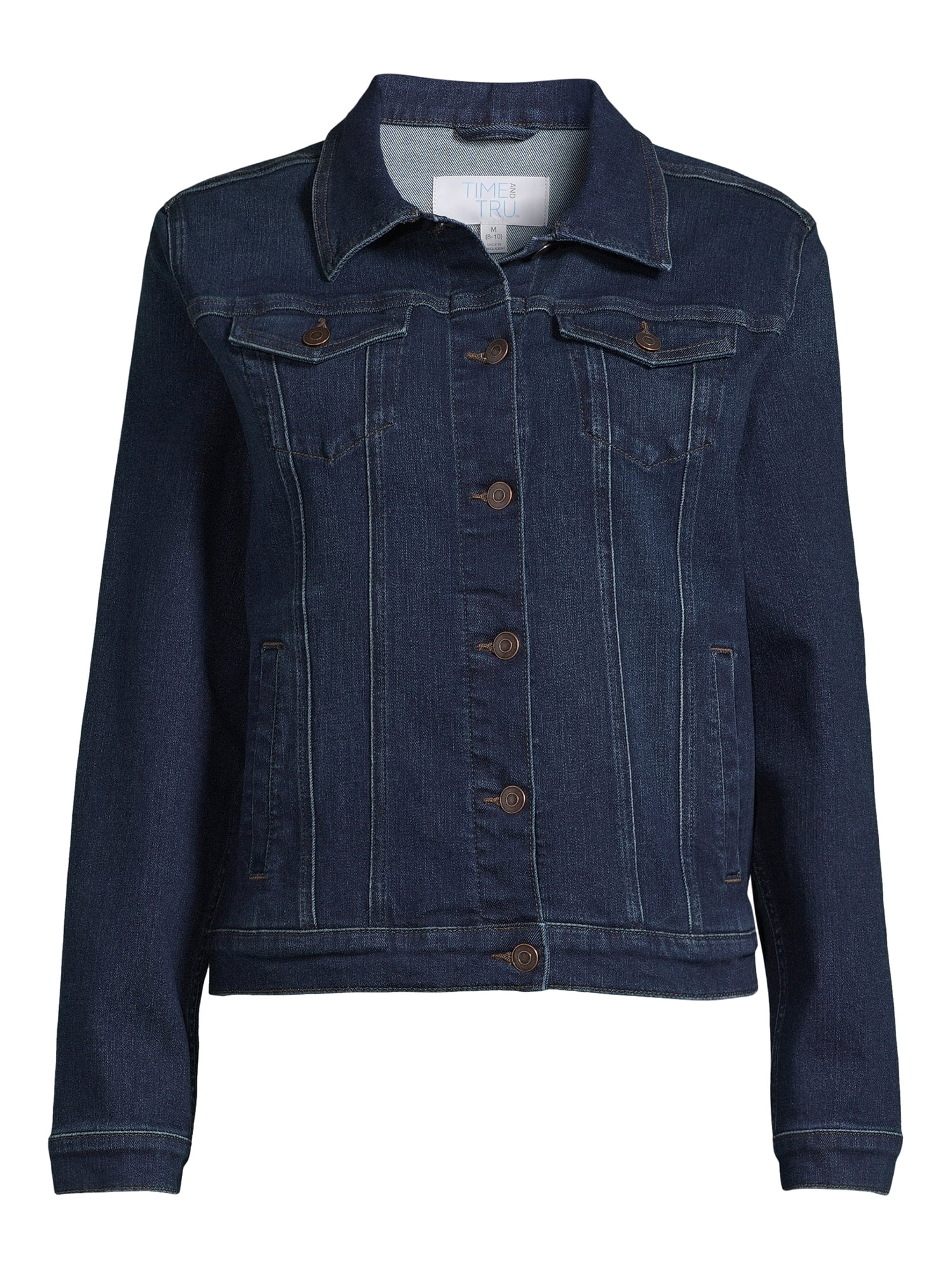 Time and Tru Women's Denim Jacket, Sizes XS-XXXL