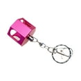 thumbnail image 3 of DYNWAVECA Pool Cue Chalk Holder Chalk Bag with Keychain Octagonal Lightweight Practical Tool Chalk Case Chalk Carrying Case for Snooker Pink, 3 of 9
