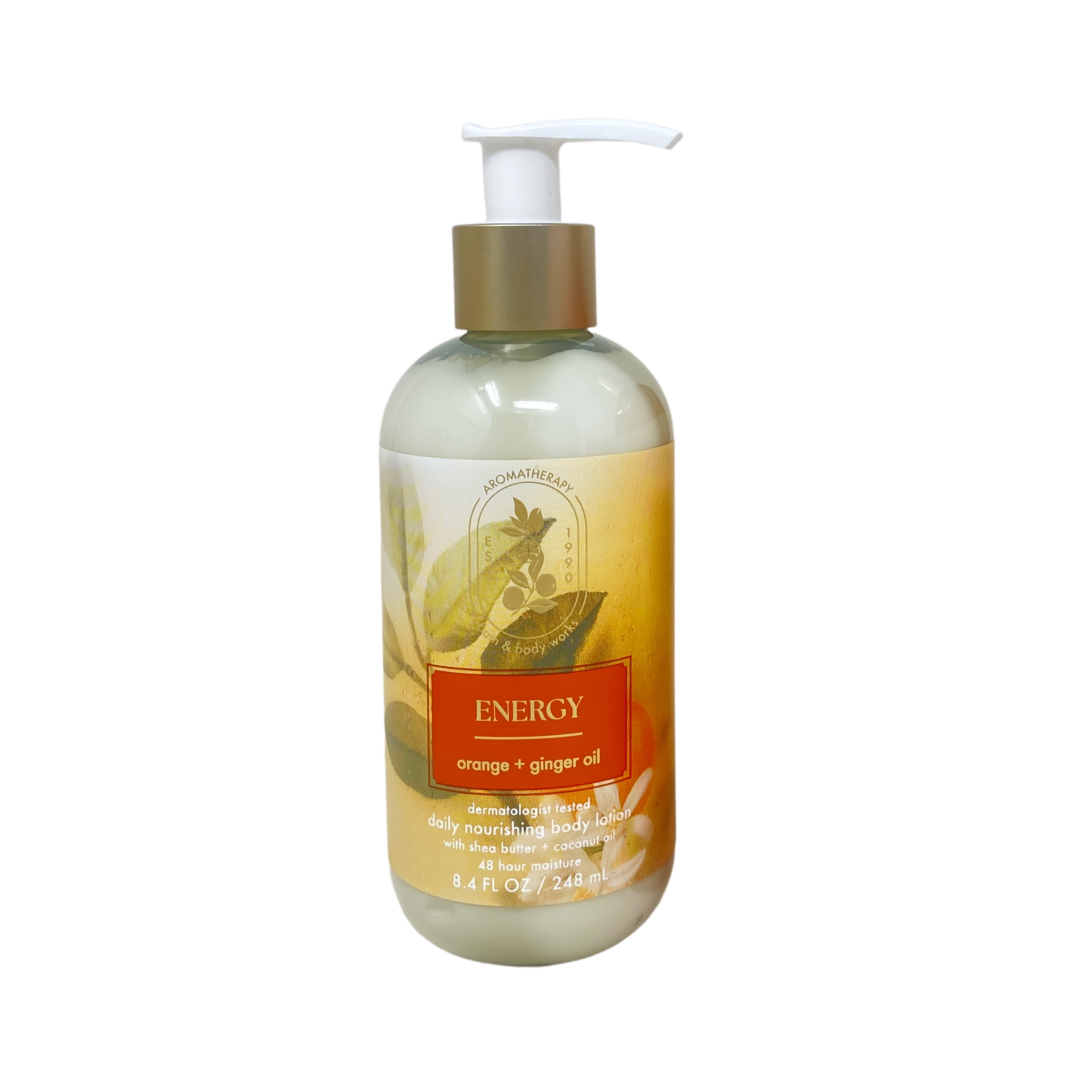Bath & Body Works Aromatherapy Energy Orange + Ginger Oil Body Wash & Foam Bath and Daily Nourishing Body Lotion with a Zen Garden Bar Soap