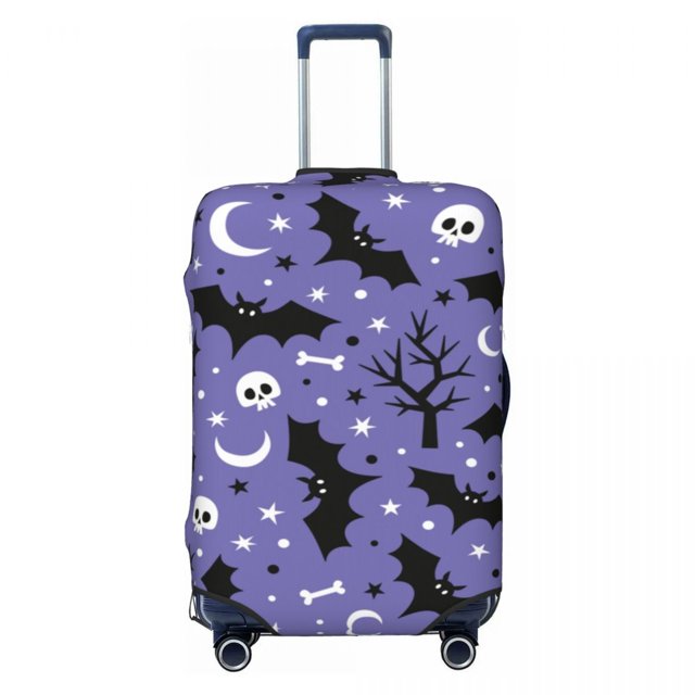 Custom Halloween Witch Gothic Skull Luggage Cover Cute Suitcase Protector Covers Suit For 18-32 inch