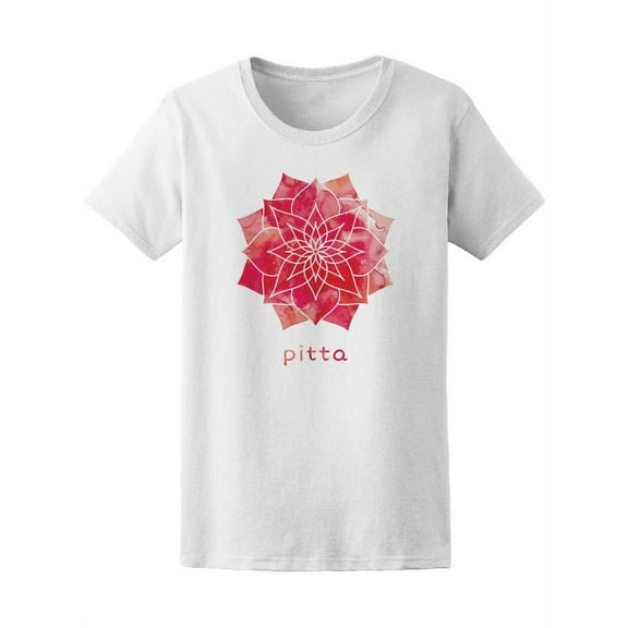Watercolor Pitta Dosha Flower Women's Tee - Image by Shutterstock