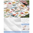 thumbnail image 6 of Colorful Mushroom Beach Towels Oversized Super Absorbent,Watercolor Spring Floral Summer Botanical Lightweight Bath Towel Quick Dry Sets For Bathroom/Pool/Rv Camping/Beach Play/Gym Room 35"x70", 6 of 8