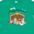 thumbnail image 4 of Inktastic Merry Christmas Cute Nativity Scene Boys or Girls Baby T-Shirt, 4 of 5