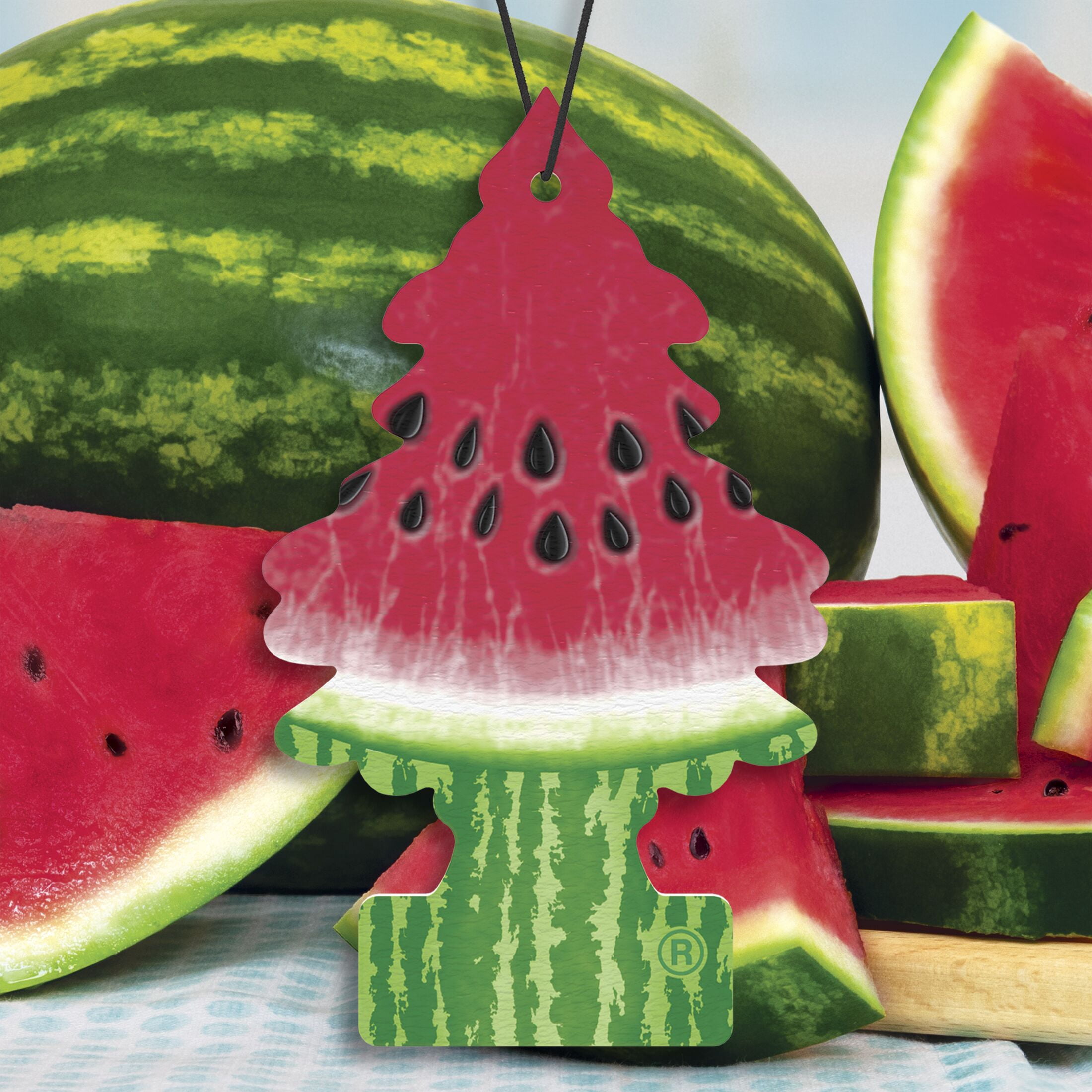 (2 pack) Little Trees Air Freshener Watermelon Fragrance 3-Pack