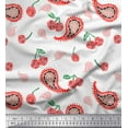 thumbnail image 1 of Soimoi Rayon Fabric Floral & Paisley Decor Fabric Printed Yard 56 Inch Wide, 1 of 3