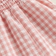 thumbnail image 5 of SERTGUTR Girls' Jumpsuit Romper Smocked Wide Leg Ruffle Strap Gingham Plaid Square Neck Casual Summer School Playground Everyday Wear, 5 of 9