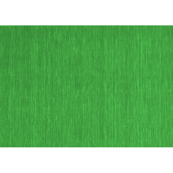Ahgly Company Indoor Rectangle Abstract Green Contemporary Area Rugs, 5' x 7'