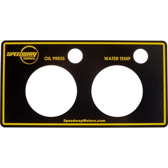 3 Gauge Panel, Bare With Fuel PSI