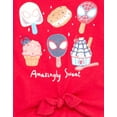 thumbnail image 4 of Marvel Spider-Man Miles Morales Spider-Gwen Ghost Spider T-Shirt and Chambray Shorts Outfit Set Toddler to Big Kid, 4 of 5