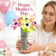 thumbnail image 3 of CHELIASD Multi-Functional DIY Bouquet Kit, 2-Pieces Artificial Flower Cutting and Craft Set for Touch-Enhanced Home Decor, An Engaging Mother's Day Activity and Gift, 3 of 7
