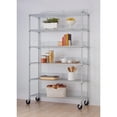Trinity NSF 6tier Chrome Wire Shelving Rack