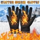 thumbnail image 1 of Guantes de pantalla táctil para exteriores de invierno | Vellón térmico impermeable | Guantes deportivos antideslizantes para ciclismo, running, senderismo | Tejido compuesto aislante cálido | 1, 1 of 5