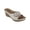 White, variant on Womens Naples Faux Leather Lifestyle Slide Sandals