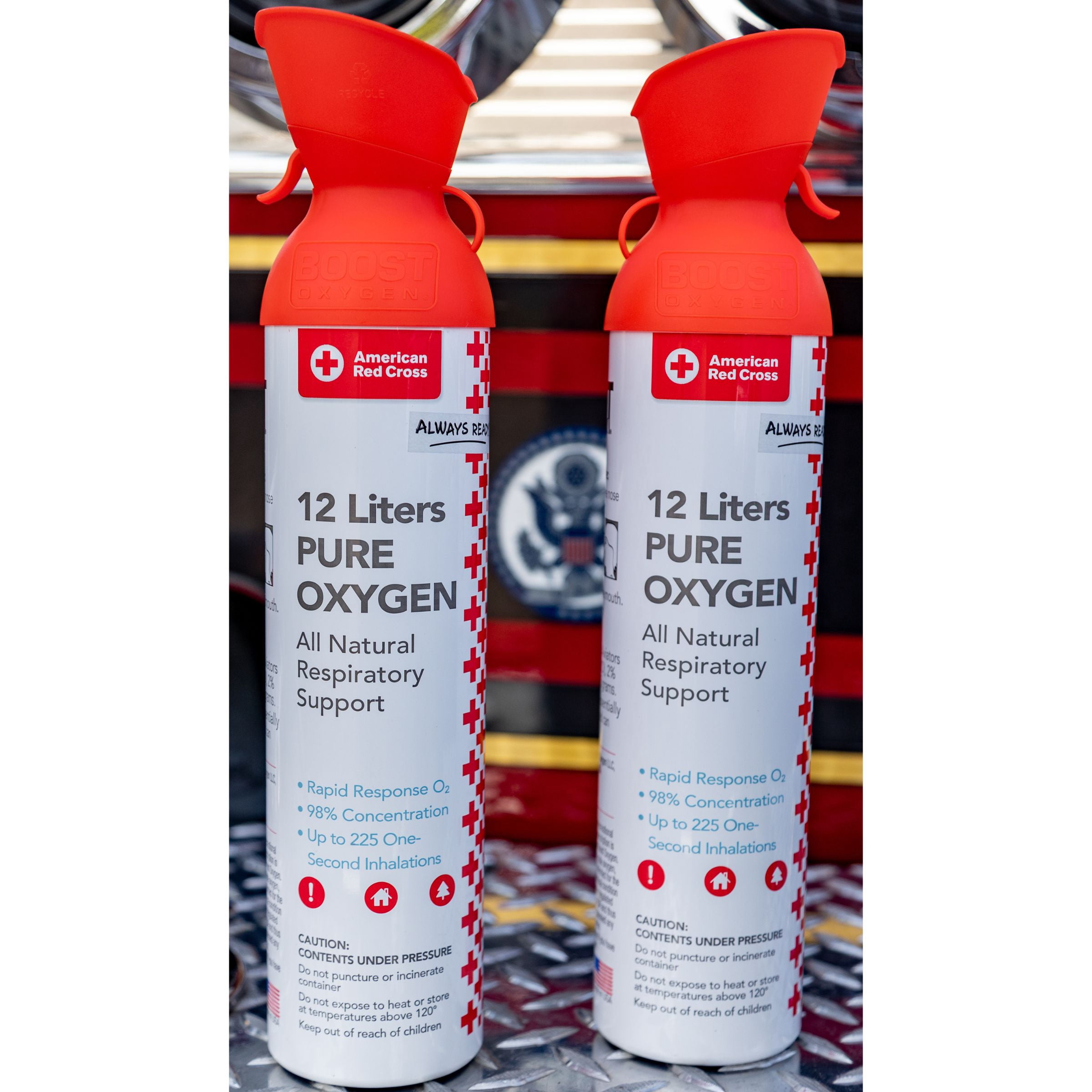 Boost Oxygen Rapid Response Portable Canned Oxygen, Natural, 12L