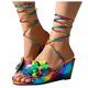 thumbnail image 1 of Bmisegm Hot Sandals Women Teen Slippers for Girls Beach Sandals Girls Sandals Women Sandals Platform Sandals Womens Sandals Summer Multicolour 8.5, 1 of 9
