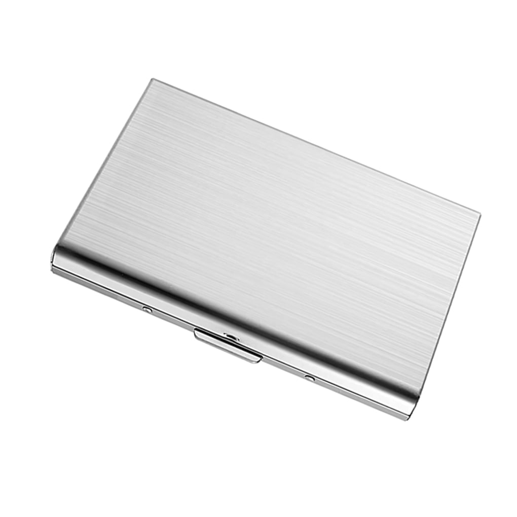 Waterproof Stainless Steel Business ID Credit Card Wallet Holder Purse Case Box 
