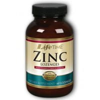 LifeTime - Zinc Lozenge w/ Vit C & Echinacea, Lozenge, Orange (Btl-Glass) 60ct
