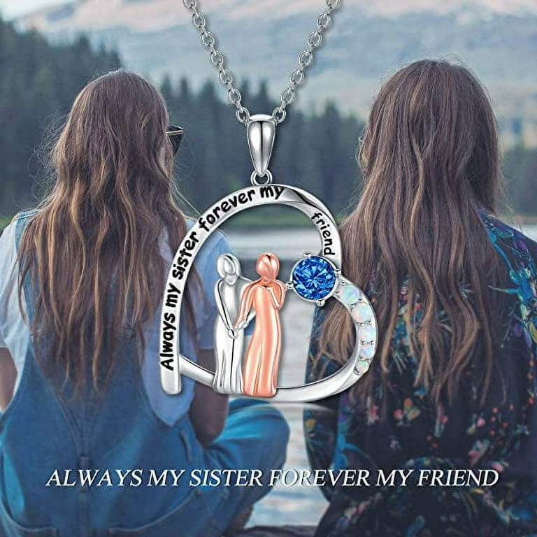 Always my sister hotsell forever my friend necklace