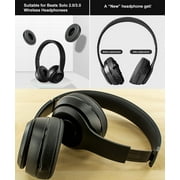 Earpads Cushions Replacement for Beats Solo 2 & Solo 3 Wireless on-Ear Headphones, Soft Ear Pads