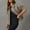 Coffee, variant on Oplxuo Women's Cropped Denim Jackets Button Down Lapel Long Sleeve Chic Streetwear Cargo Outwear with Pockets