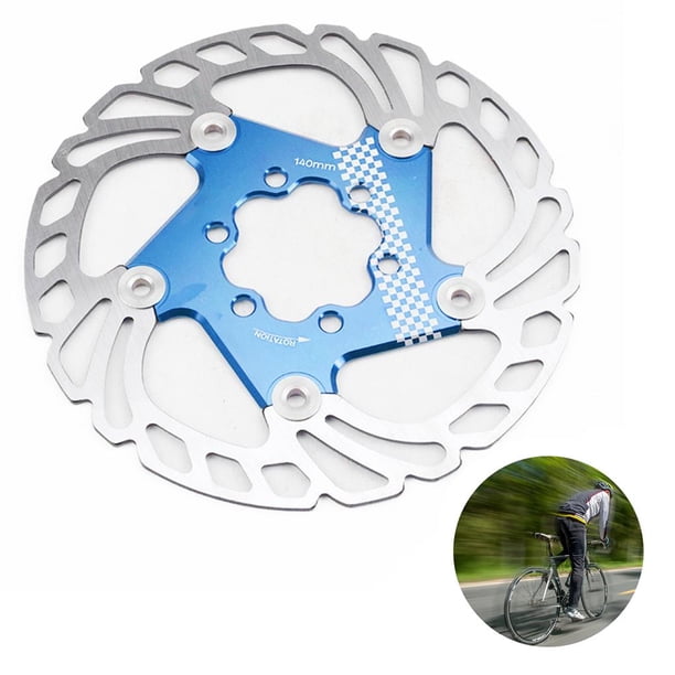 Rotor De Freno De Bicicleta De Montaña Rotor De Freno De Disipación De Calor Hueco Disco Flotante Grueso Disco De Cinco Clavos Con Hebilla Flotante De Acero Inoxidable 1 Pieza Vogacara OD010802-03