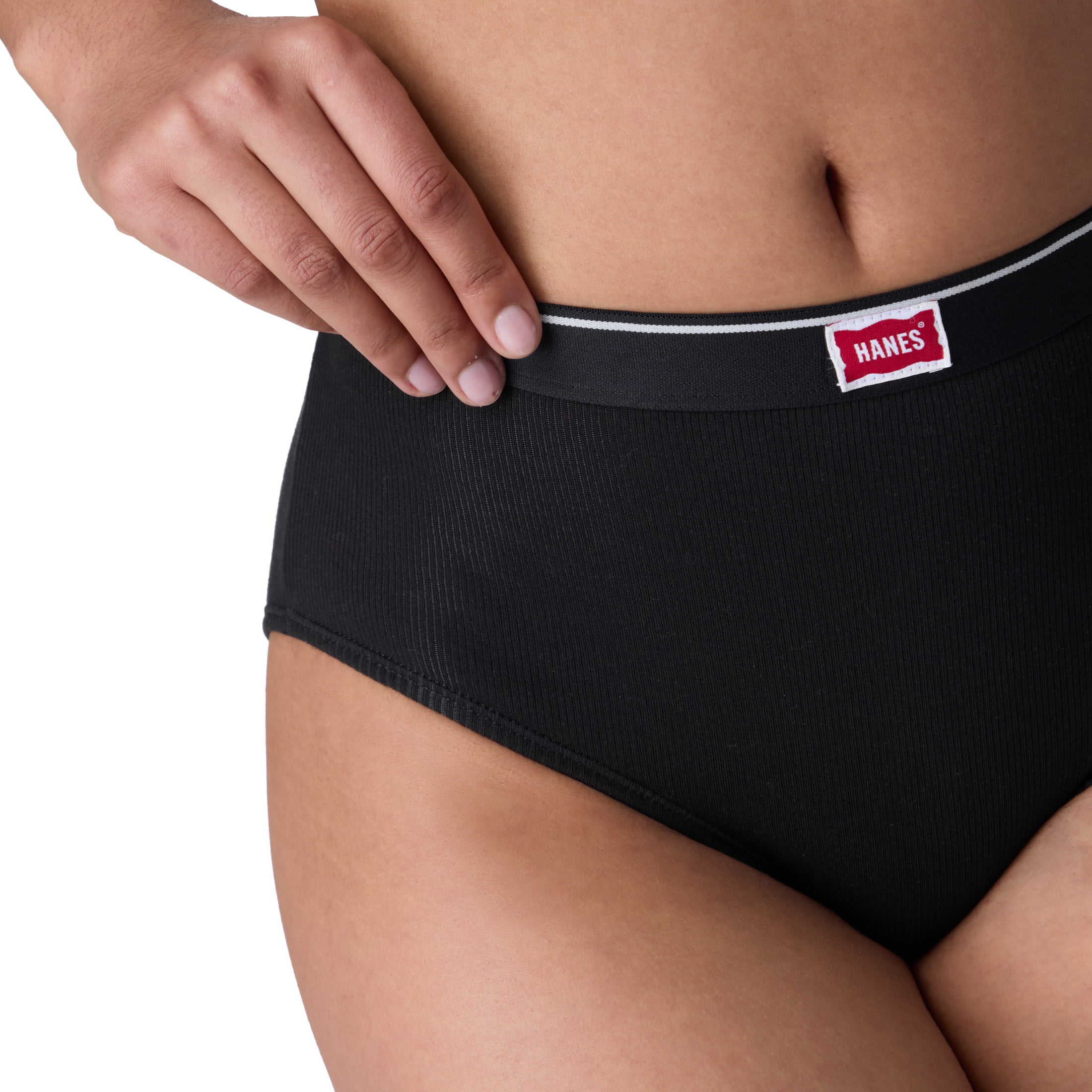 Hanes Underwear Briefs 3-Pack, Originals Cotton-Stretch Panties